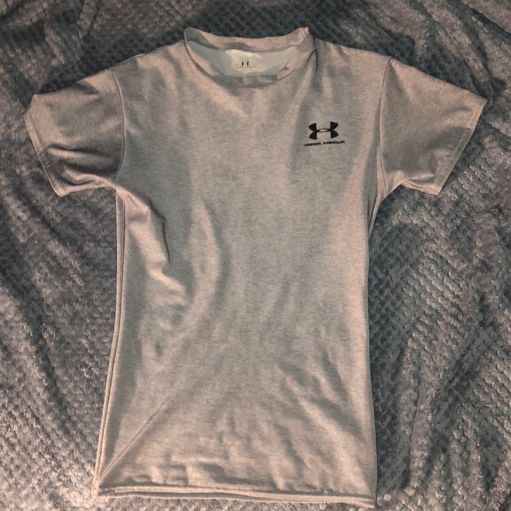 Grey dri fit shirt